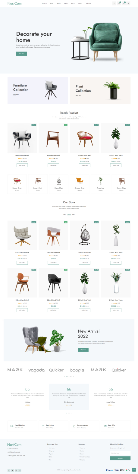 Ecommerce Theme Laptop